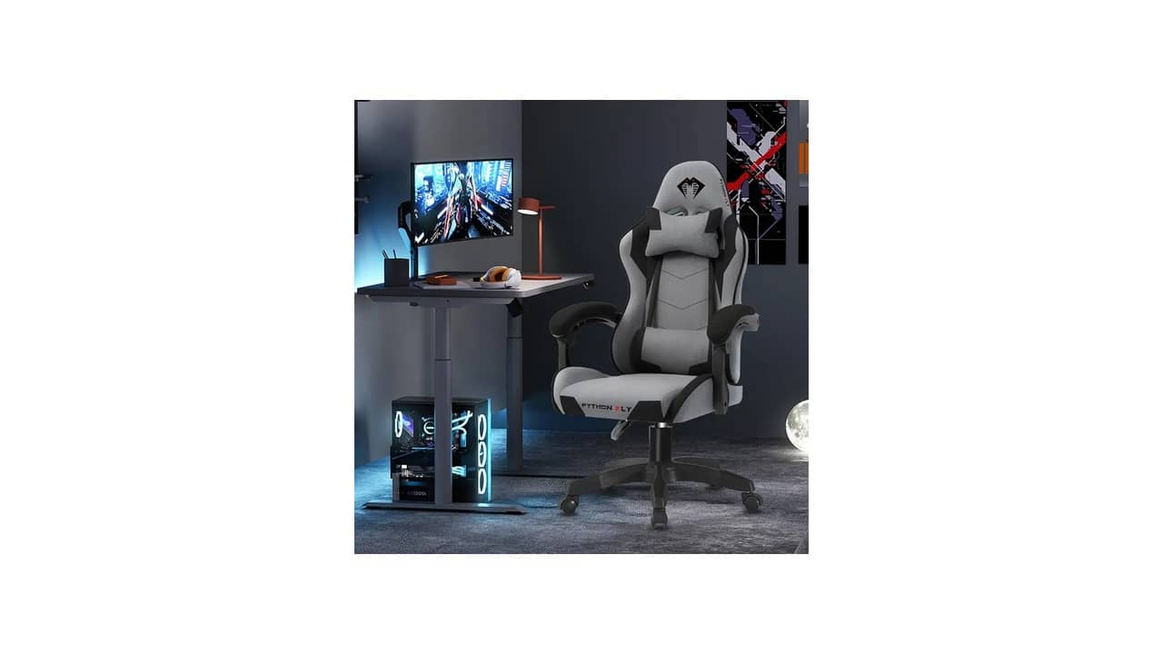 Melhor Cadeira Gamer de Tecido: Design Ergonômico e Suporte a Longas Horas